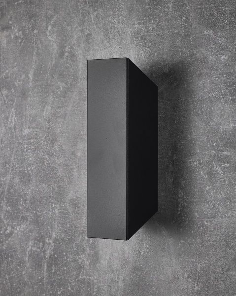 Светильник настенный Iterna BRICK GU10 графит/черный 