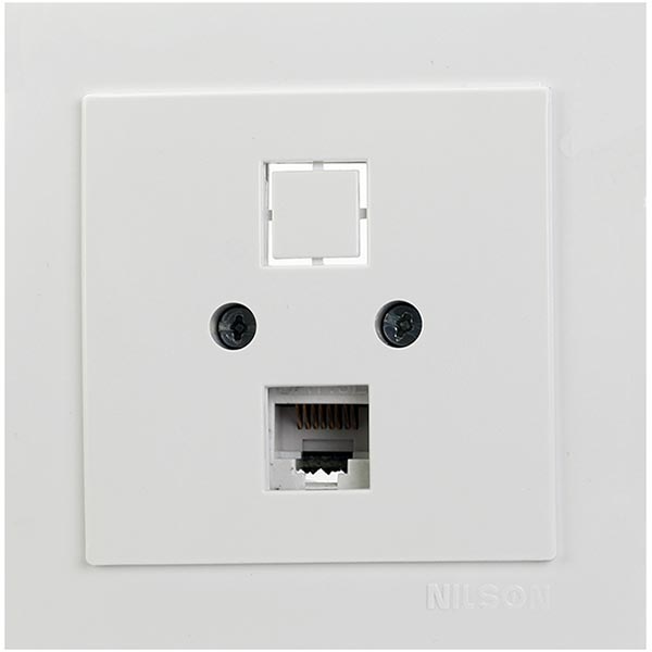 Розетка комп’ютерна Nilson Touran CAT5 білий 24111044