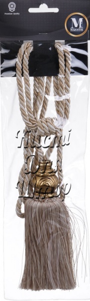 Подхват для штор 2018-52-K-84 кремовый/капучино Majestic