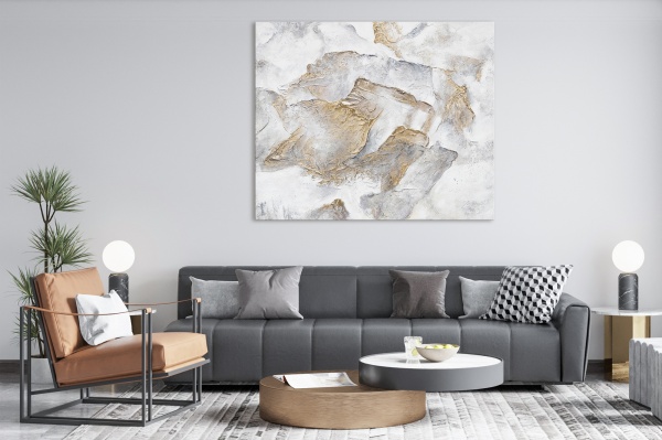 Картина Горные вершины 100x120 см YS-Art 