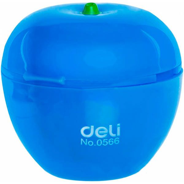 Точилка Яблуко синє Deli