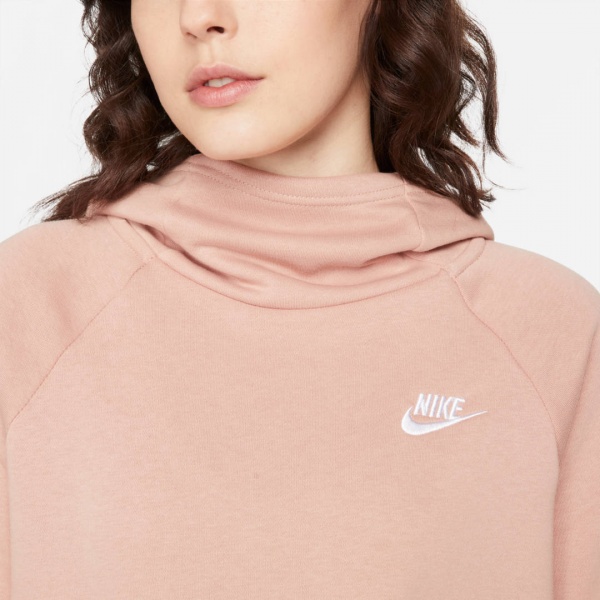 Джемпер Nike W NSW ESSNTL FLC FNL HOODIE BV4116-609 р. XS рожевий