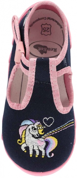 Капці дитячі RenBut Єдиноріг р.25 темно-синій 13-102_P-1204-25 