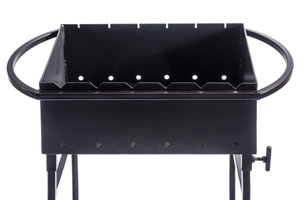 Мангал Metalzavod 6-3N на 6 шампуров 3 мм со съемными ножками