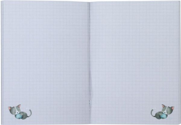 Книга для записей Kitty note B6 grey