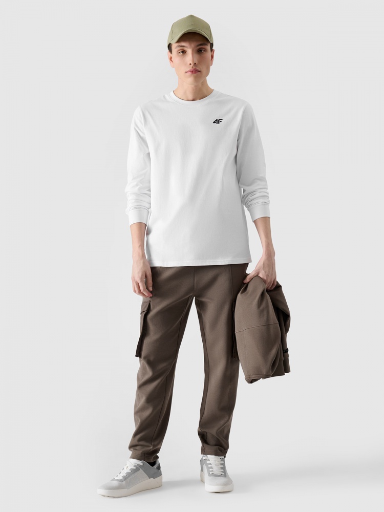 Футболка 4F LONGSLEEVE M432 4FWMM00TLONM432-10S р.XL белый