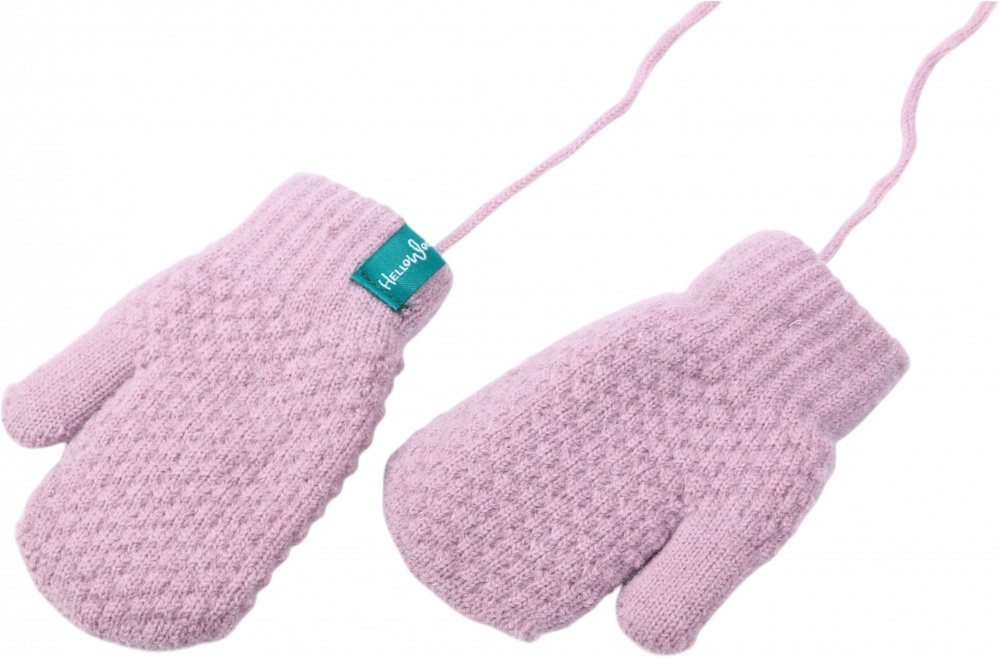 Рукавицы HW для девочек р.10-12 /розовый