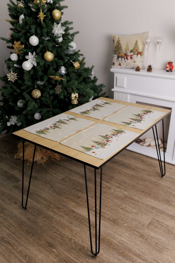 Подушка декоративная Снеговик 45x45 см La Nuit