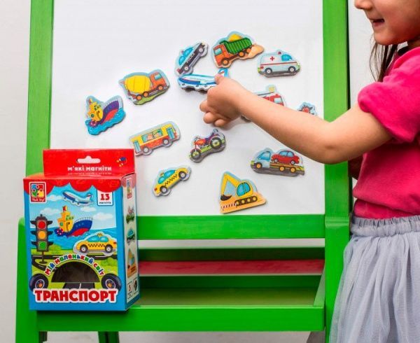 Игра магнитная Vladi Toys Мой маленький мир: Транспорт VT3106-12