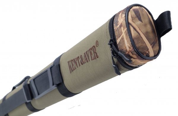 Тубус для удилищ KENT&AVER жесткий (8,5х5 см) зеленый 145 см