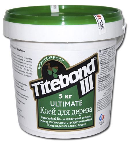Клей для деревини Titebond III Ultimate 5 кг