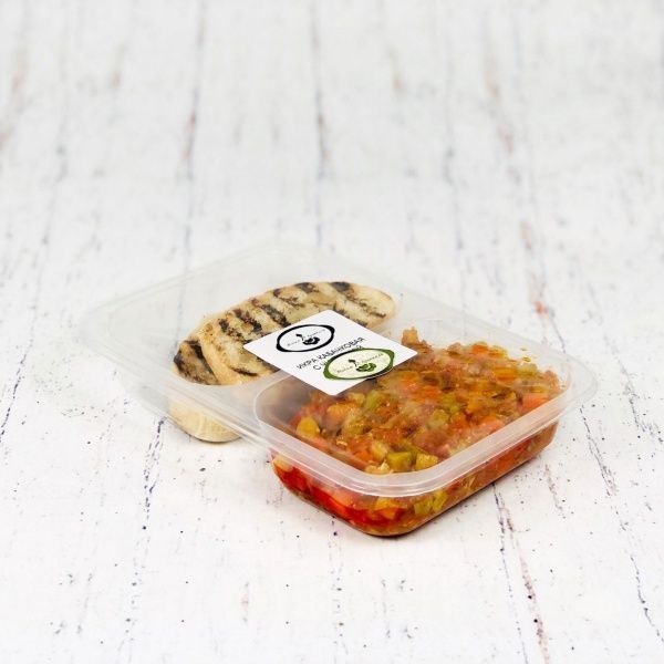 Контейнер Petruzalek гастрономический РР прозрачный 2x250 мл 40 шт./уп. 187 x 36 x 36 мм