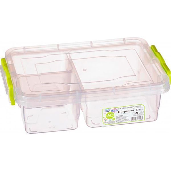 Контейнер потрійний Ал-Пластик 1.63 л 257x167 мм