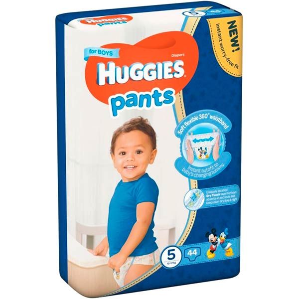 Підгузки-трусики Huggies для хлопчиків 12-17 кг 44 шт.