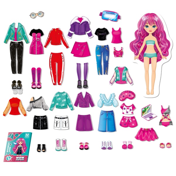 Гра магнітна Vladi Toys одягалка WOW Surprise Gamer VT3210-14