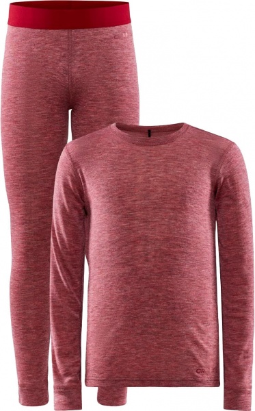 Комплект термобілизни Craft CORE WOOL MERINO SET J 1909714-414200 р.158 рожевий