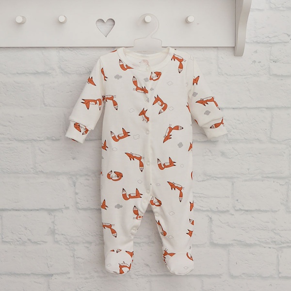 Человечек унисекс Blanka Лисички р.74 бежевый 110128 