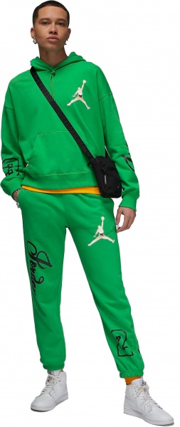 Джемпер Jordan W J BRKLN FT GFX PO DZ3378-310 р. XL зелений