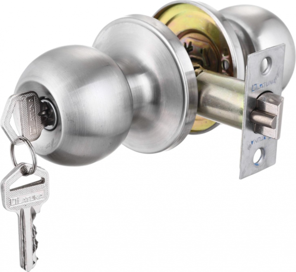 Кнобсет (ручка-защелка) Latuna SS нержавеющая сталь