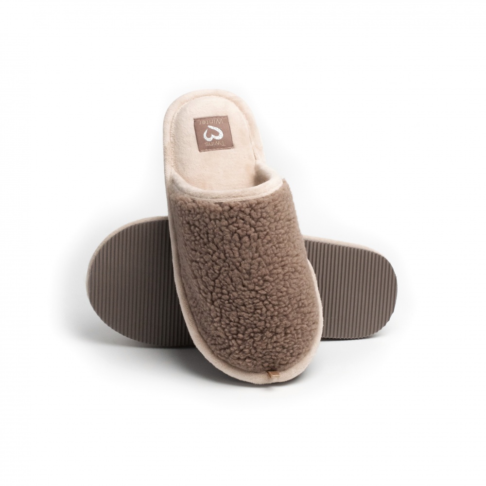 Тапки домашние Twins YETI 15621 р.38/39 коричневый