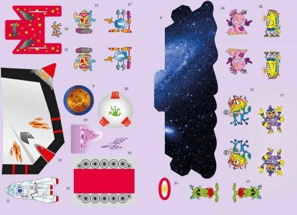 Книжка-розвивайка «Космічні пригоди»