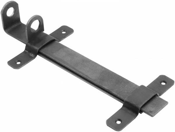 Засув під навісний замок №4 сірий 205 мм