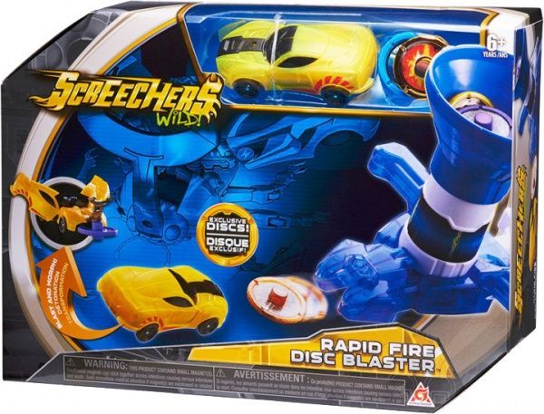 Игровой набор Screechers Wild пускатель Дисков