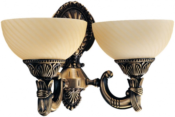 Бра Bussy Омега 2x60 Вт E27 желтый 3035-52-29 А 