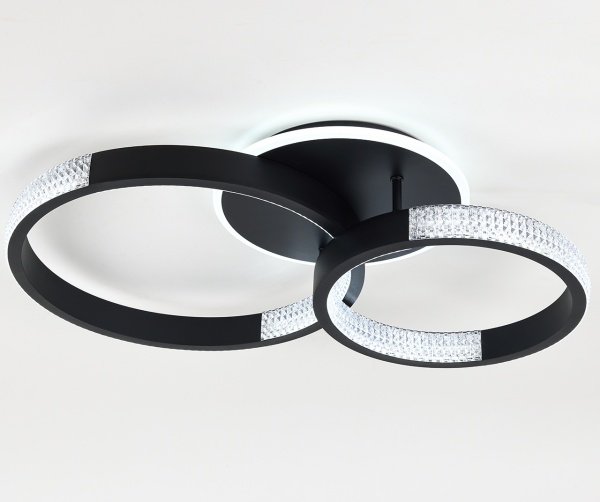 Светильник светодиодный Hopfen с пультом ДУ 70 Вт черный 3000-6000 К SCHWARZ 70 RС BK 