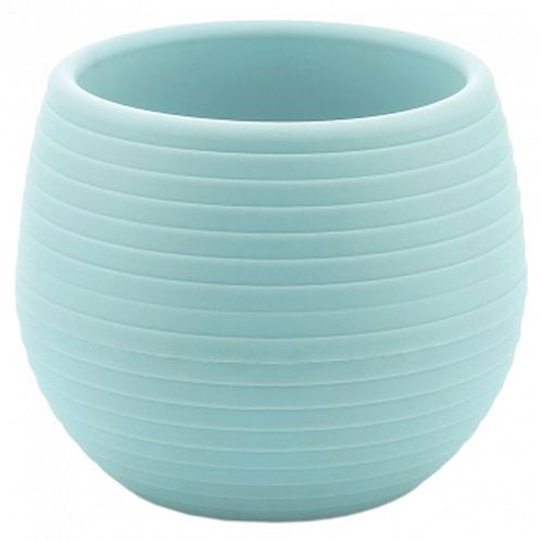 Горшок Serinova COLORFUL №3 круглый 0,55 л светло-голубой (ES03-PudraMavi 11465) 