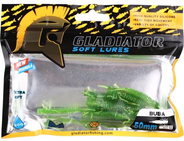 Силикон Gladiator 1051 50 мм 10 шт. BUBA - 2 #15