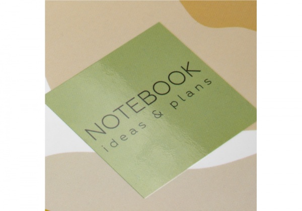 Блокнот Abstract A5 термобіндер 80 арк. клітинка Optima