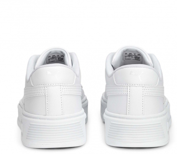 Кеди Puma SMASH PLATFORM V3 PUMA WHITE-PUMA SILVER 39075801 р.38 білий