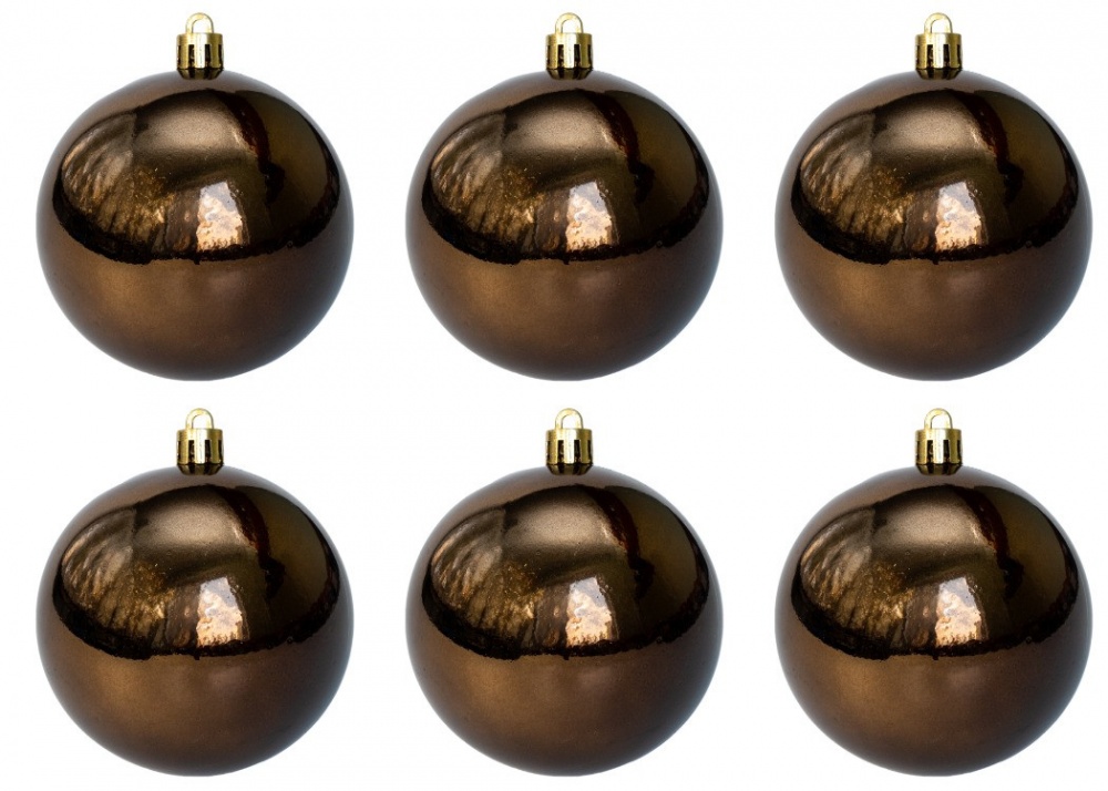 Набор елочных шаров 892265 d 80 мм 6 шт./уп.