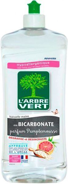 Гель для ручного миття посуду L'Arbre Vert Грейпфрут з бікарбонатом 0,75л
