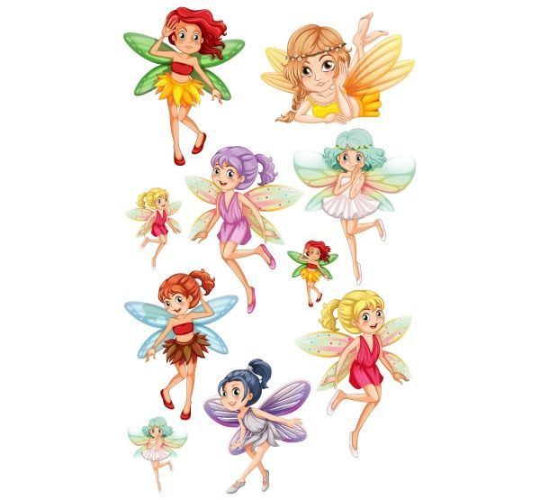 Декоративна наліпка Zatarga Маленькі феї Z180040 44x73 см