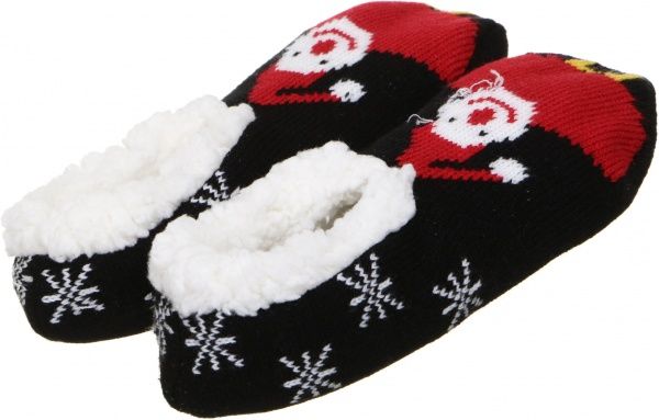 Обувь домашняя La Nuit Снеговик р. 36/38 черныйбелыйкрасный 