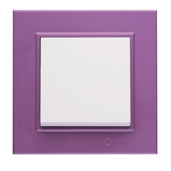 Рамка одноместная Makel Karea горизонтальная сиреневый
