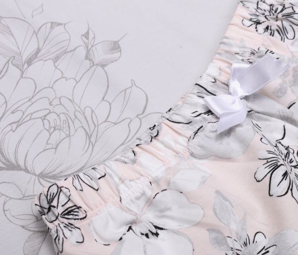 Пижама женская Roksana Marshmallow р. M белый с розовым 