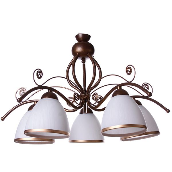 Люстра Lamkur Retro II LM 5.51 черно-медная