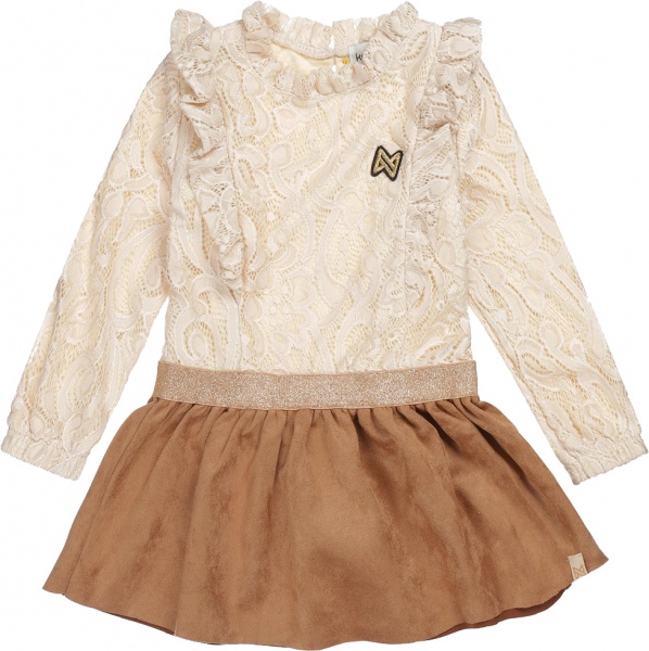 Платье Koko Noko с кружевом U44902-37 р.98 бежевый U44902-37 