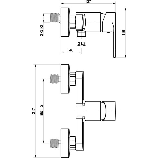 Смеситель Koller Pool Round Arc RA0450