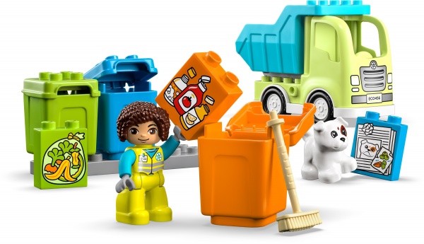 Конструктор LEGO DUPLO Мусороперерабатывающий грузовик 10987