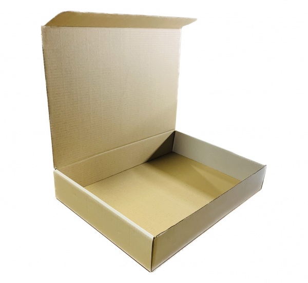 Гофроящик самосборный Т22 белый 450x330x80 мм