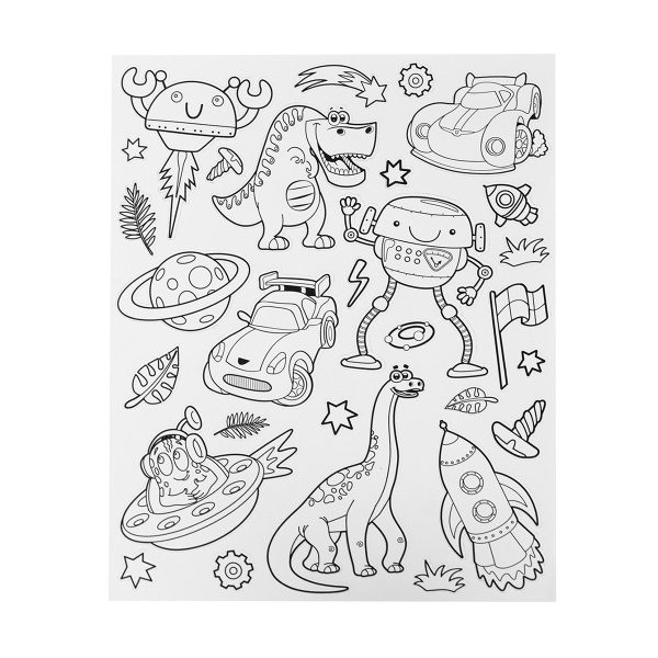 Набор для творчества Scentos серии Clean Colouring Увлекательные приключения 20211