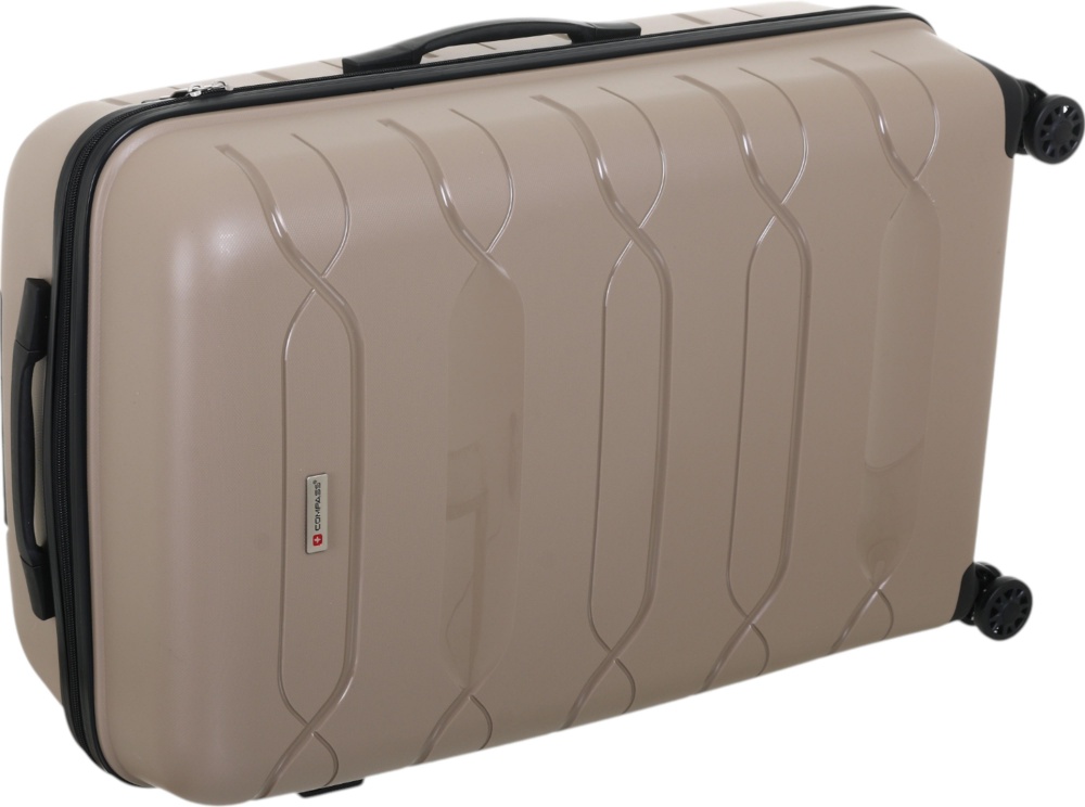 Чемодан Compass №XY007 L 93 л капучино 70x46x29 см