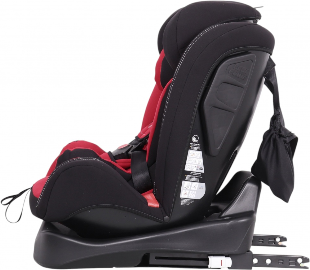 Автокрісло Eternal Shield AA07-R з isofix червоний із чорним