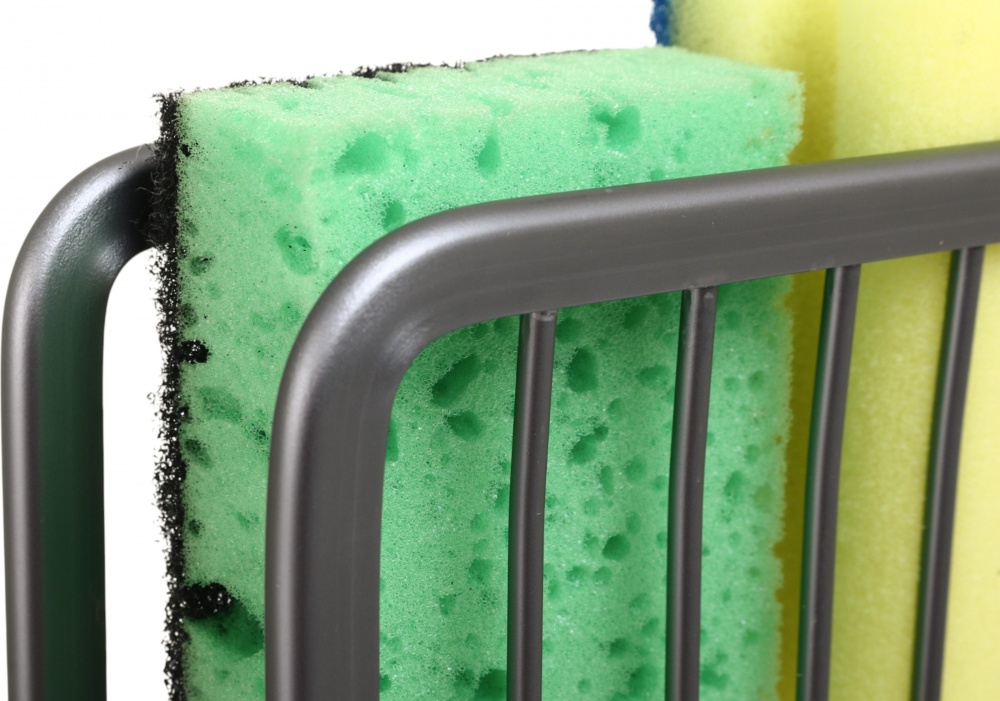 Органайзер для губки Flamberg Premium Sinky 15x5,2x8,4 см сірий S-E804278P