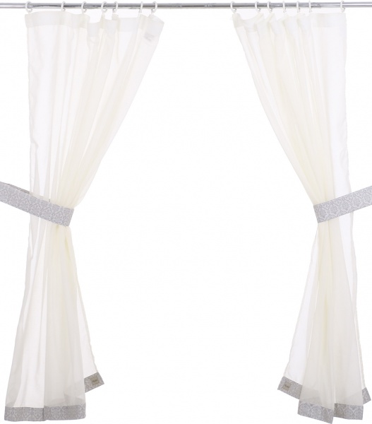 Комплект занавесок Нарцисс вензель 170x145 см с подхватами La Nuit