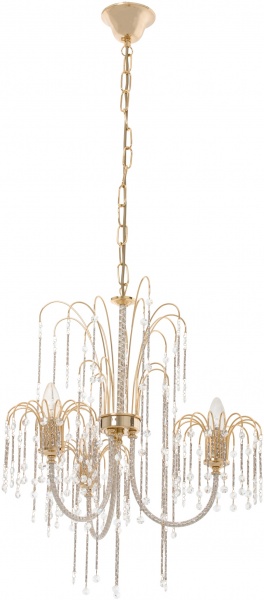 Люстра підвісна Arredoluce кришталь Swarovski 3xE14 золото 02.405.3 
